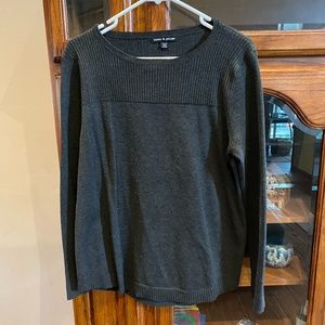 Cable & Gauge Gray Sweater